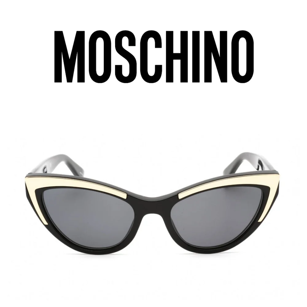 Moschino MOS094/S Sunglasses Color: Black/Grey Color Code: 807/R